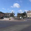 Rond-point à Le Neubourg