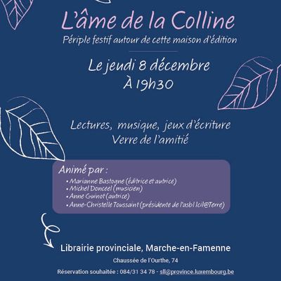 Périple Festif autour de L'âme de la Colline, édition