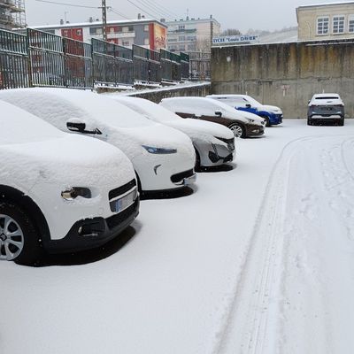 La neige s'est invitée cette semaine !