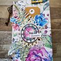 Traveler's notebook " Blossom" par Marina alias Scrap Bouc