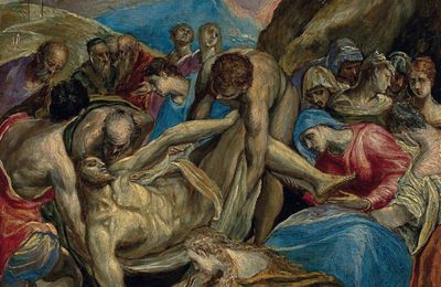 Domḗnikos Theotokópoulos, called El Greco (Crete 1541-1614 Toledo), The Entombment of Christ