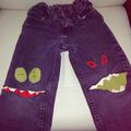 monster patches pants