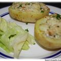 POMME DE TERRE FARCIE AUX RILLETTES DE THON