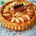 Tarte renversée : pommes et éclats de caramel