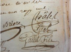 Le 30 mars 1793 à Nogent-le-Rotrou : Chasles, représentant en mission.