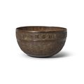 A bronze ‘sea creatures’ alms bowl, Song dynasty (960-1279)