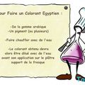 La recette d'un colorant Egyptien (très utile dans la vie de tous les jours)