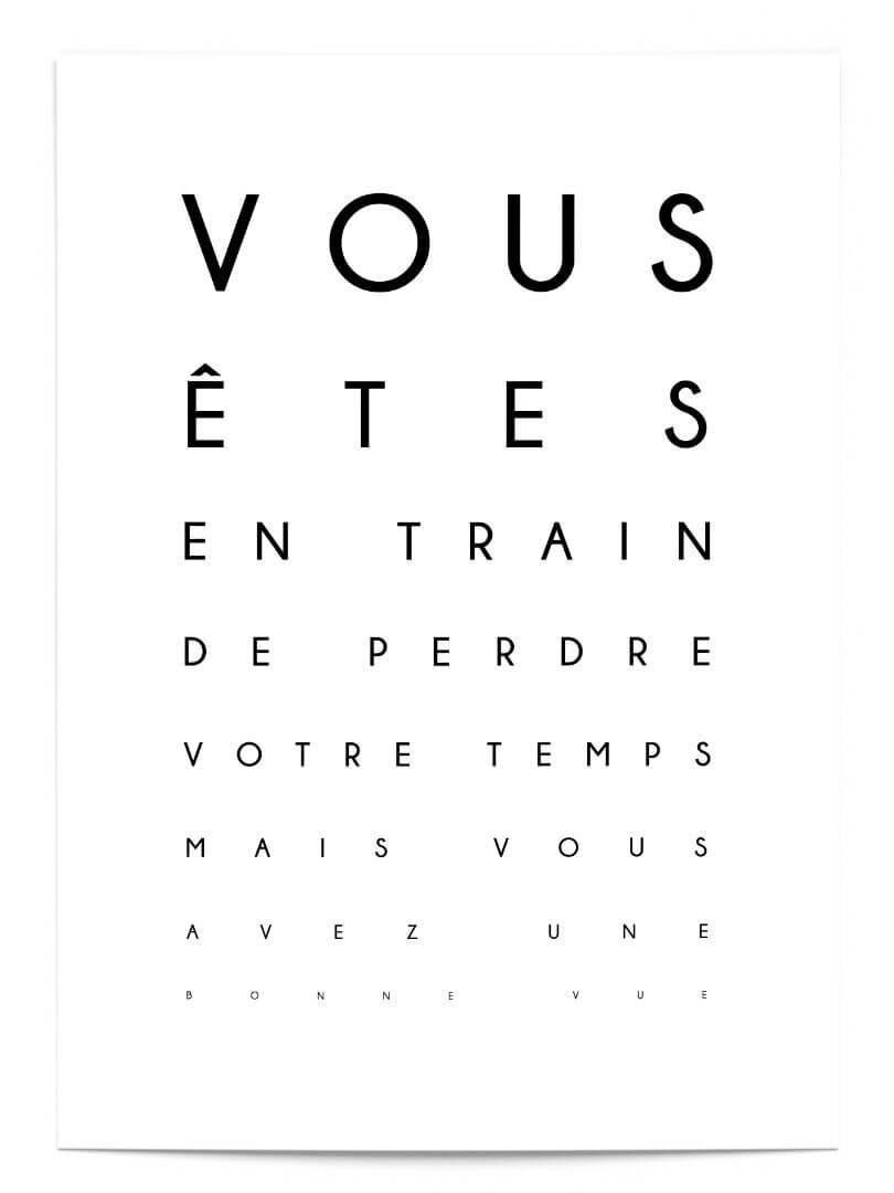 test de vue