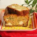 Cake feta, tomates cerises rôties et menthe