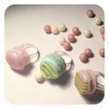 LES MACARONS A LA ROSE ET CITRON VERT 12,50 € 