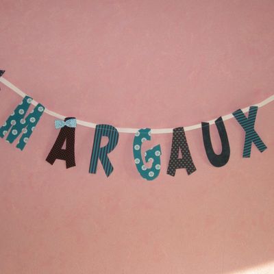 Guirlande prénom : pour Margaux