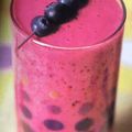 Smoothie aux myrtilles