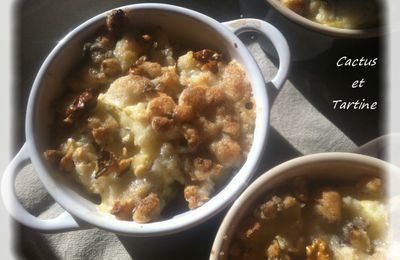 CRUMBLE DE NOIX AUX POMMES