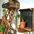 Relooker ses caisses en bois pour écrire à la craie + DIY