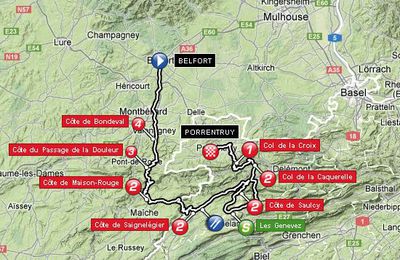 8e étape - Belfort / Porrentruy - 157,5 km - Dimanche 8