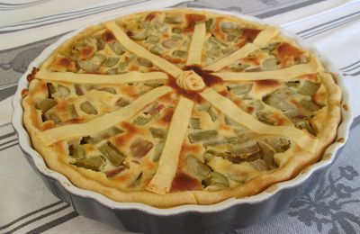 Tarte à la rhubarbe de maman