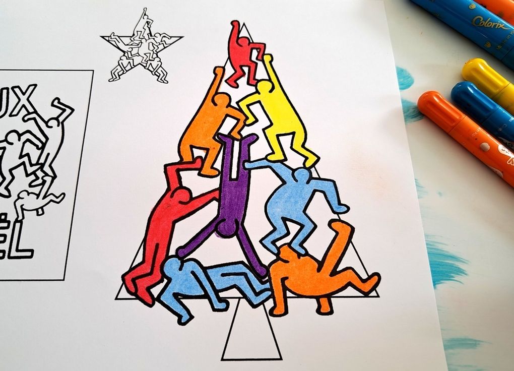 Le sapin KEITH HARING