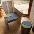 fauteuil en palette