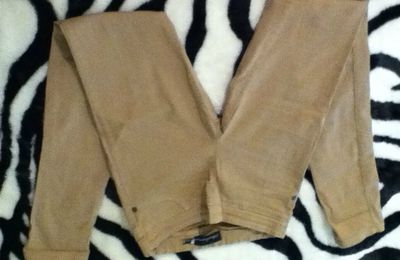 Jean skinny beige