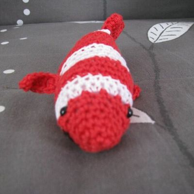 Poisson en crochet fait main (8 euros)