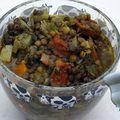 Soupe catalane de lentilles au chorizo