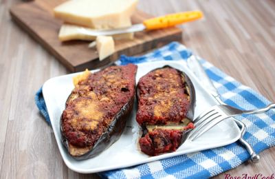 Aubergines au four à la sauce tomate et aux herbes {dans la série, ce légume j'en fais QUOI ?}