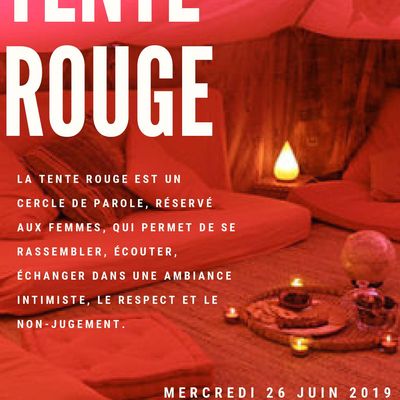 Tente rouge le 16 Septembre 2020 à Ventabren