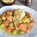 Tajine de Poulet aux Olives et Carotte