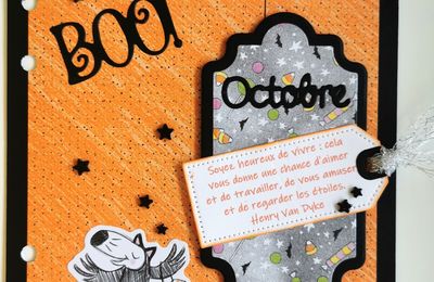 Page d'agenda d'octobre