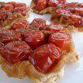 Tarte tatin aux tomates cerises