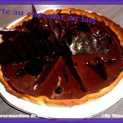 Tarte au chocolat au lait