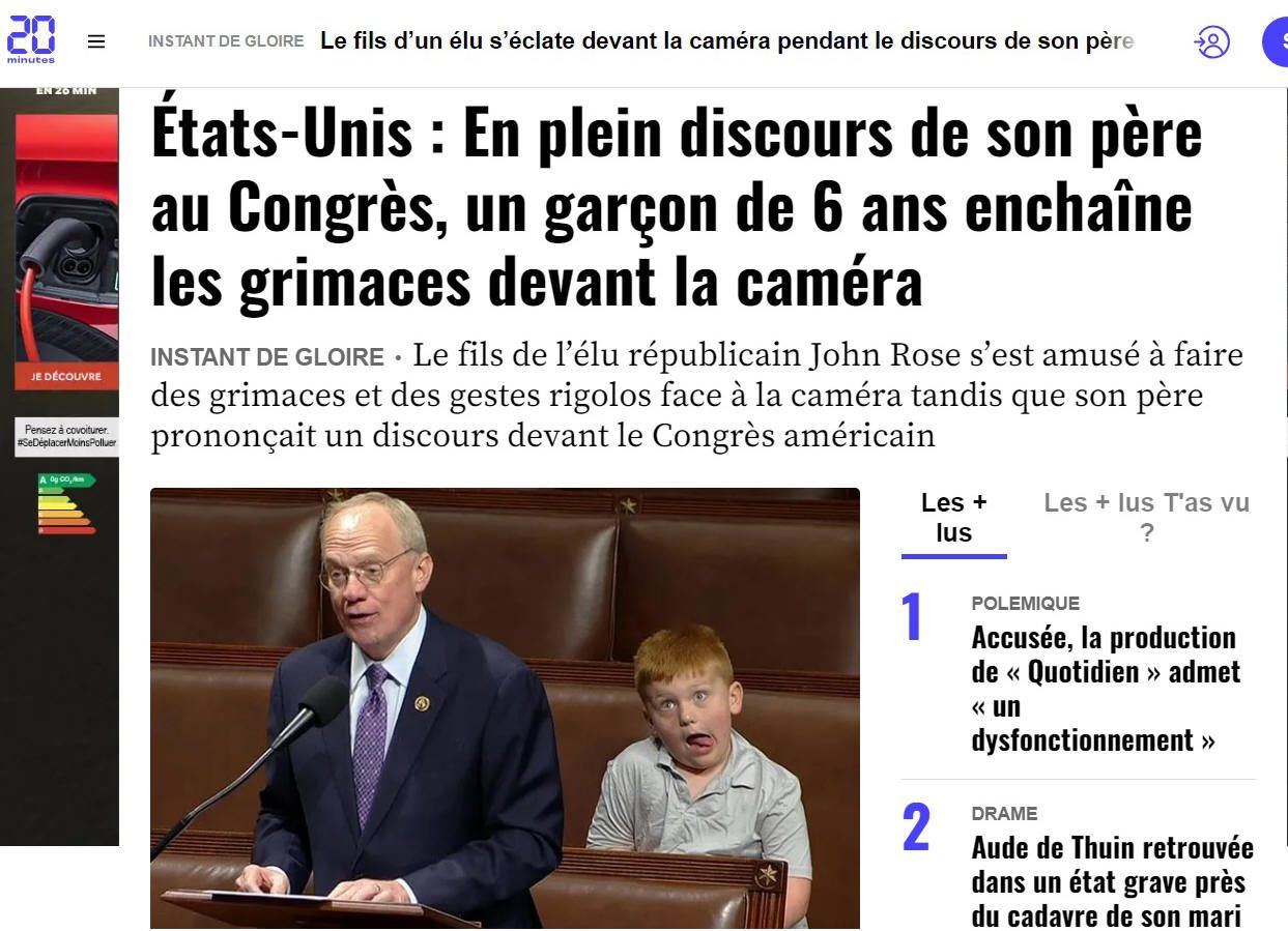 Traduction en langue des grimaces