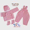 PATRON tricot bb FACILE et PREMA modele layette bébé et patron a tricoter Explications tuto brassière, bonnet, chaussons et Reborn