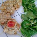 Cookies au chèvre et tomates cerises