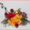 Composition florale de Noel