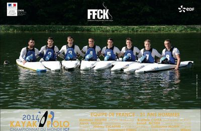 Équipe de FRANCE KAYAK-POLO Hommes - de 21 ans 2014