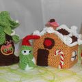 Tuto Le Village Pain d'Epices de Noël au crochet amigurumi 