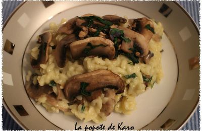 Risotto aux champignons