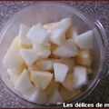 Compote pomme-poire-biscuit