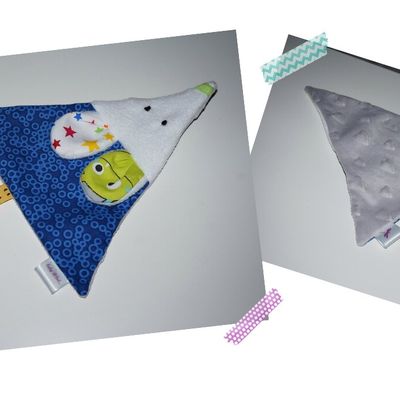 Doudou triangle souris