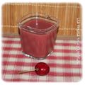 Compote cerises banane Thermomix