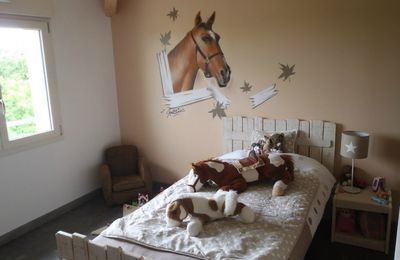 Une Chambre Style Poney-Club!!!