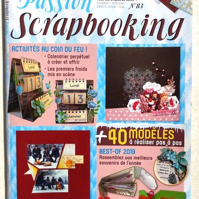 Parution dans le dernier passion scrapbooking