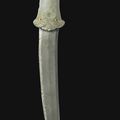 A Mughal gem-set jade horse-head dagger (khanjar), India, 18th-19th century