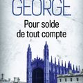 Pour solde de tout compte, polar d'Elizabeth George