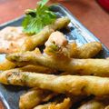 Tempura d'asperges vertes à la BRU