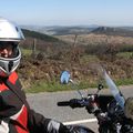 en moto dans le Beaujolais