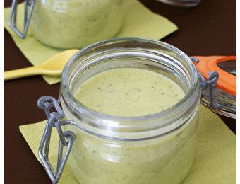 Velouté de courgettes au kiri 