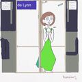 J'aime les longues robes...sauf dans le métro!