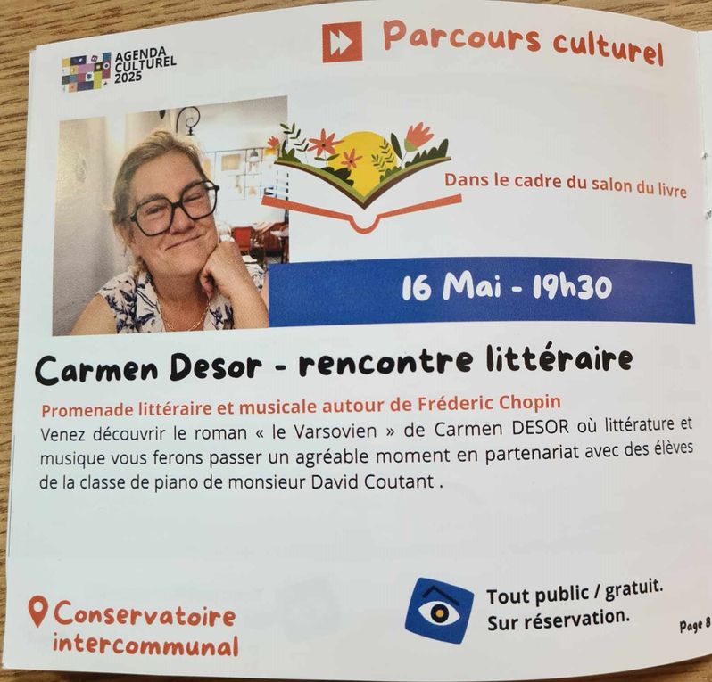 Promenade littéraire et musicale au Conservatoire de Solesmes le 16 mai 2025